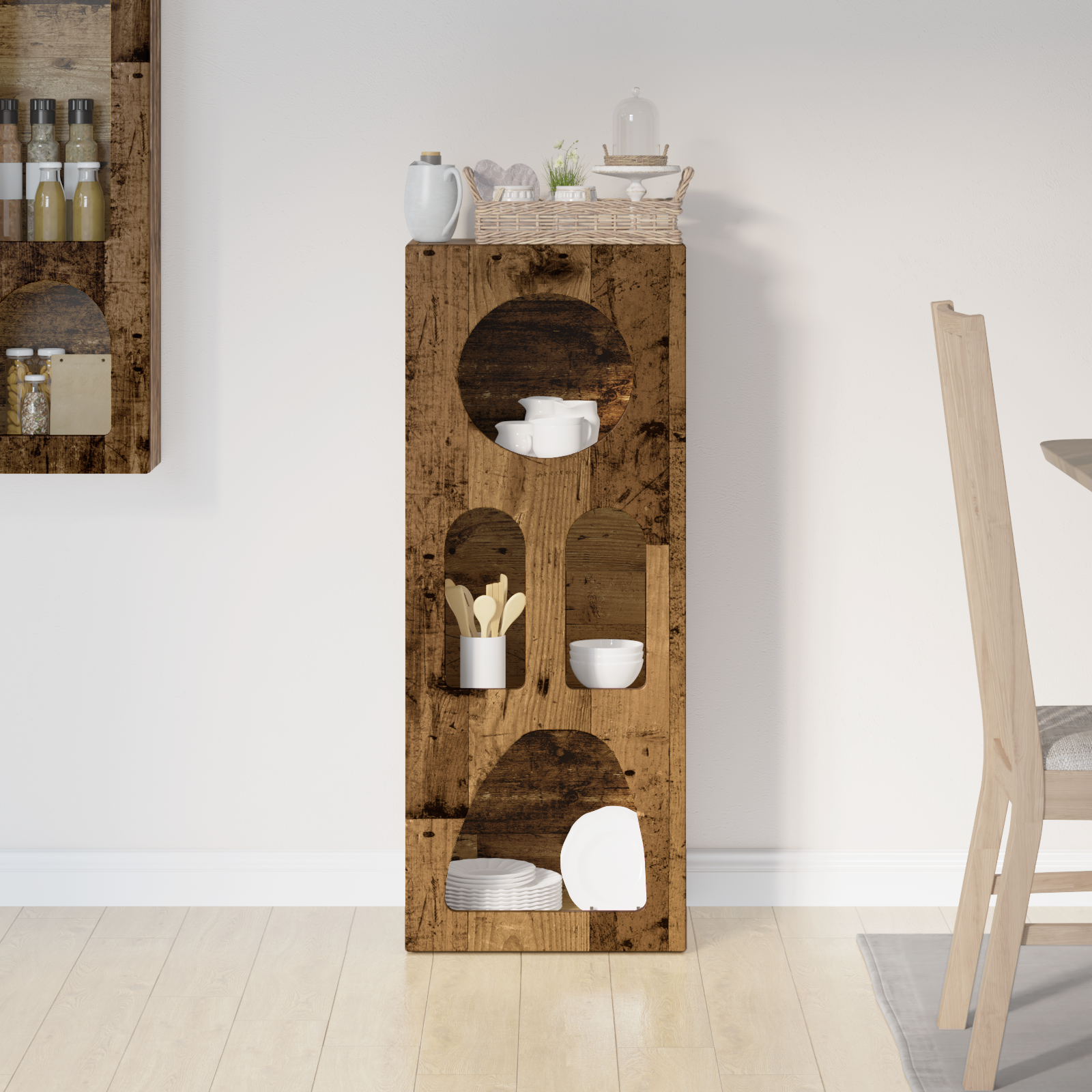 Sideboard Gammelt træ 40 x 35 x 100.5 cm Konstrueret træ