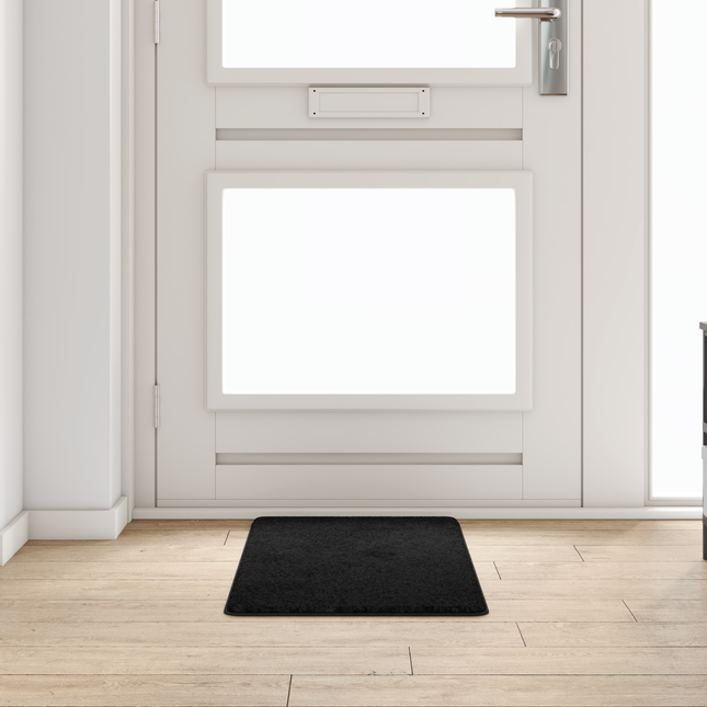 Tæppe Runner Sort 50 x 100 cm 100% Polypropylen Tuft