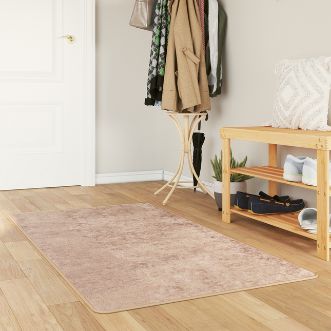 Tæppe Runner MARSA Sandfarvet 80 x 100 cm Polyester og PVC