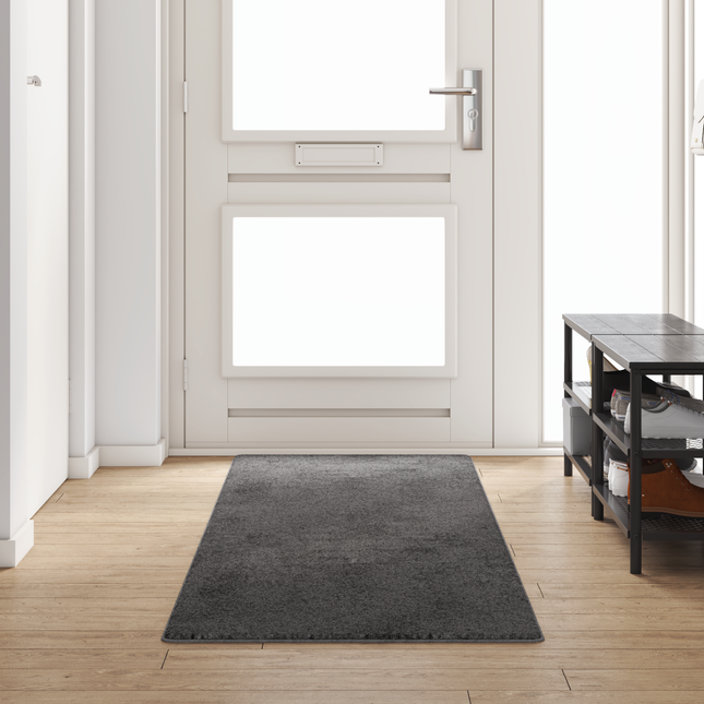 Tæppe Runner Grå 80 x 300 cm 100% Polypropylen Tuft