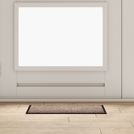 Dørmåtte Beige 60 x 40 x 1.2 cm Teddy Stof