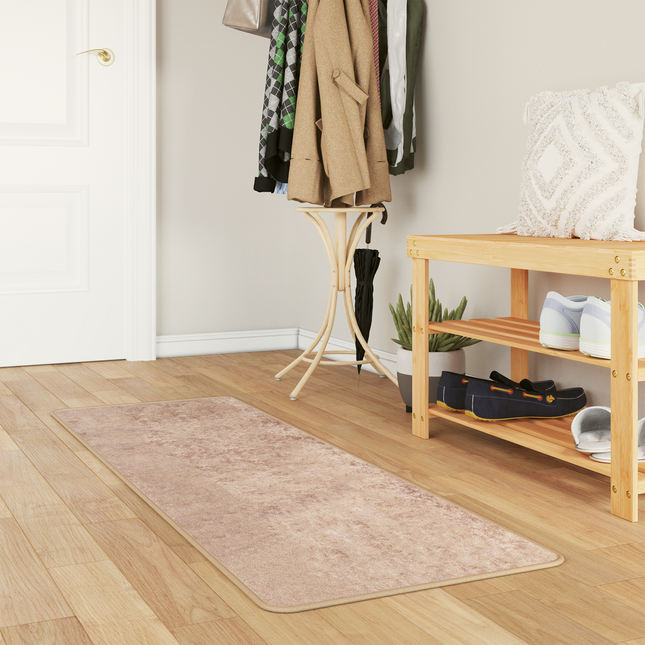 Tæppe Runner MARSA Sandfarvet 50 x 100 cm Polyester og PVC