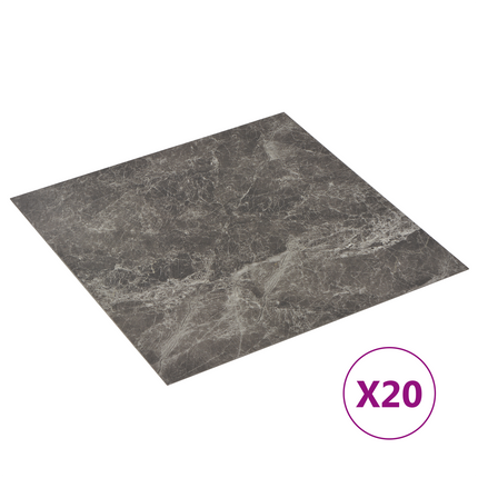 Selvklæbende Gulvplanker 30,5 x 30,5 cm 20 pcs PVC Flerfarvet