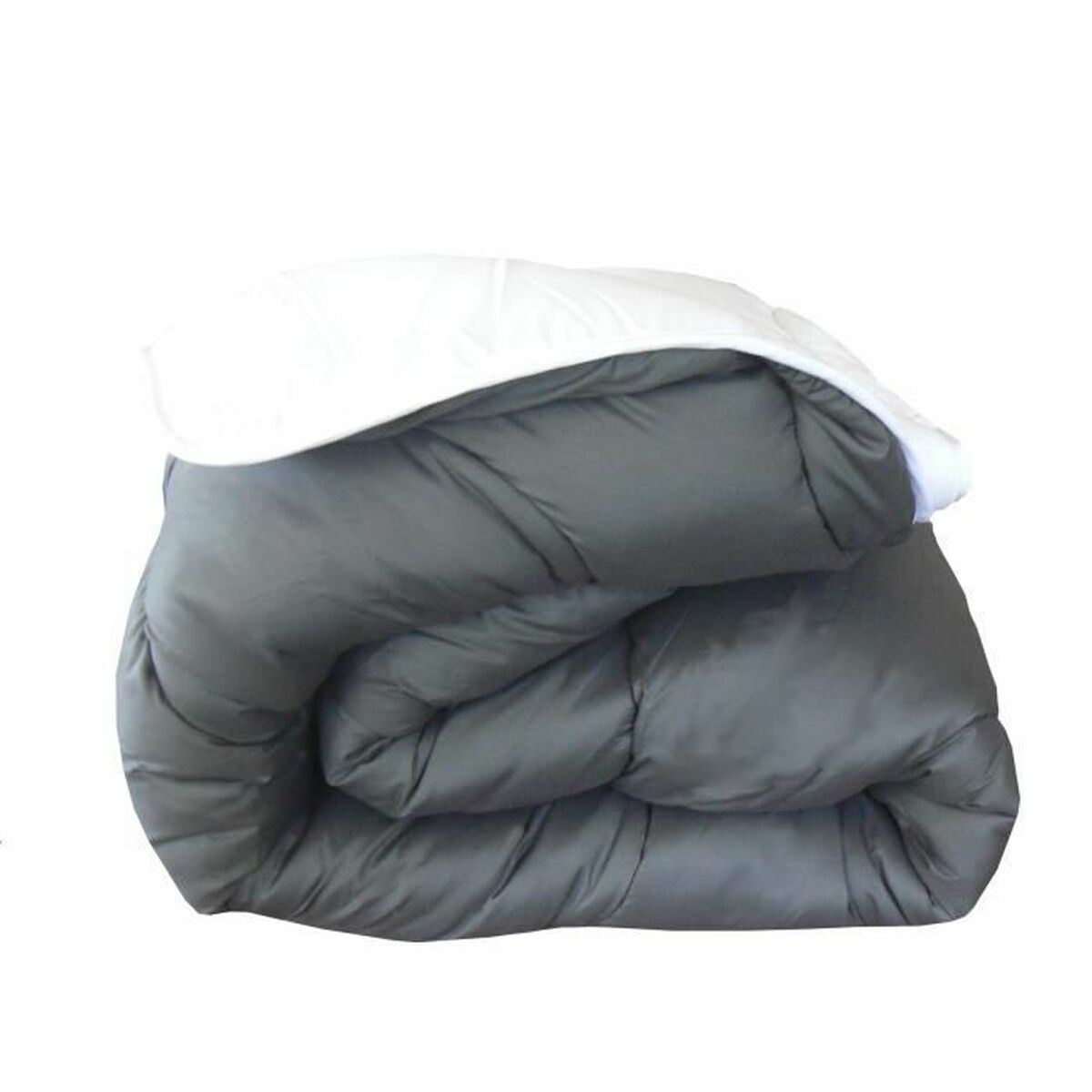 Ederdunsdyne Abeil Hvid Grå Hvid/Grå 350 g/m² 140 x 200 cm billede