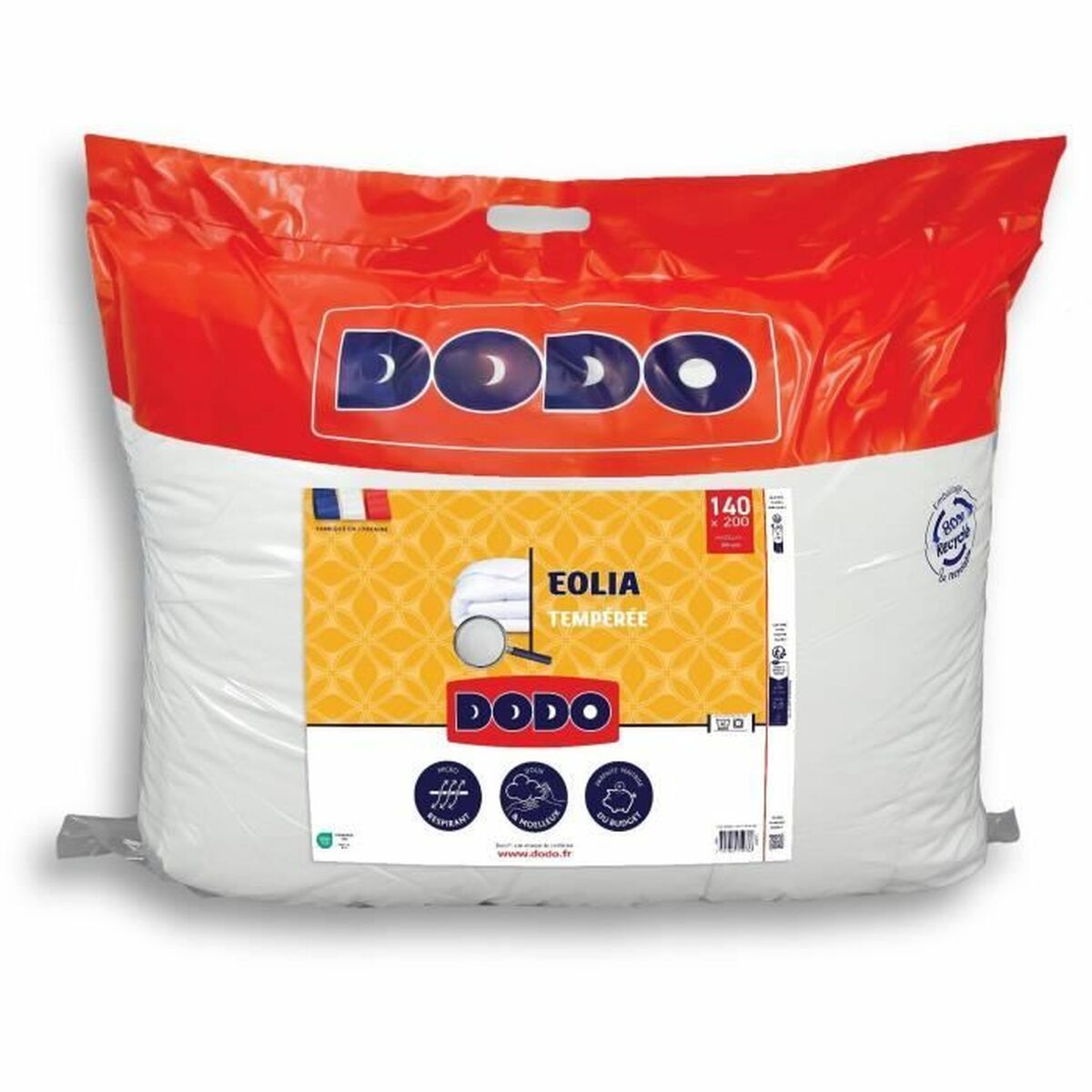 Dyne DODO EOLIA Hvid 300 g/m² 140 x 200 cm