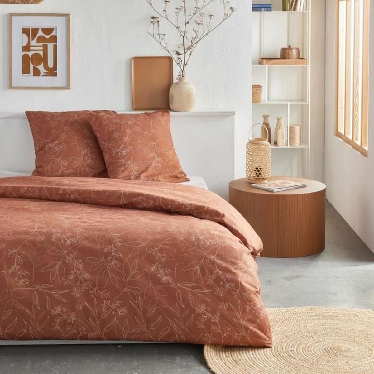 Dynebetræk sæt TODAY Orange Seng 180/200 2 Dele