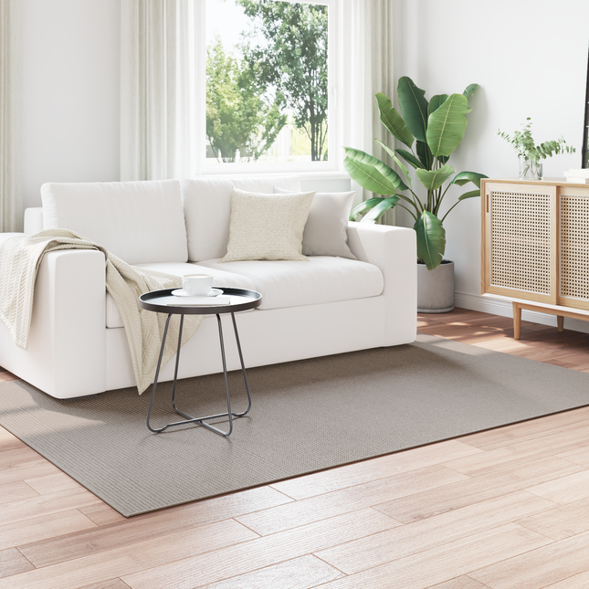 Områdetæpper LUGO Creme og Taupe 200 x 140 cm Polyester