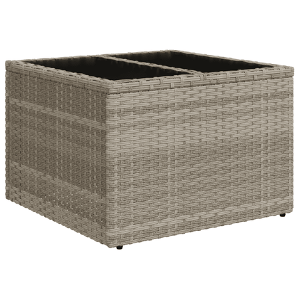 sofasæt til haven 14 dele med hynder polyrattan lysegrå