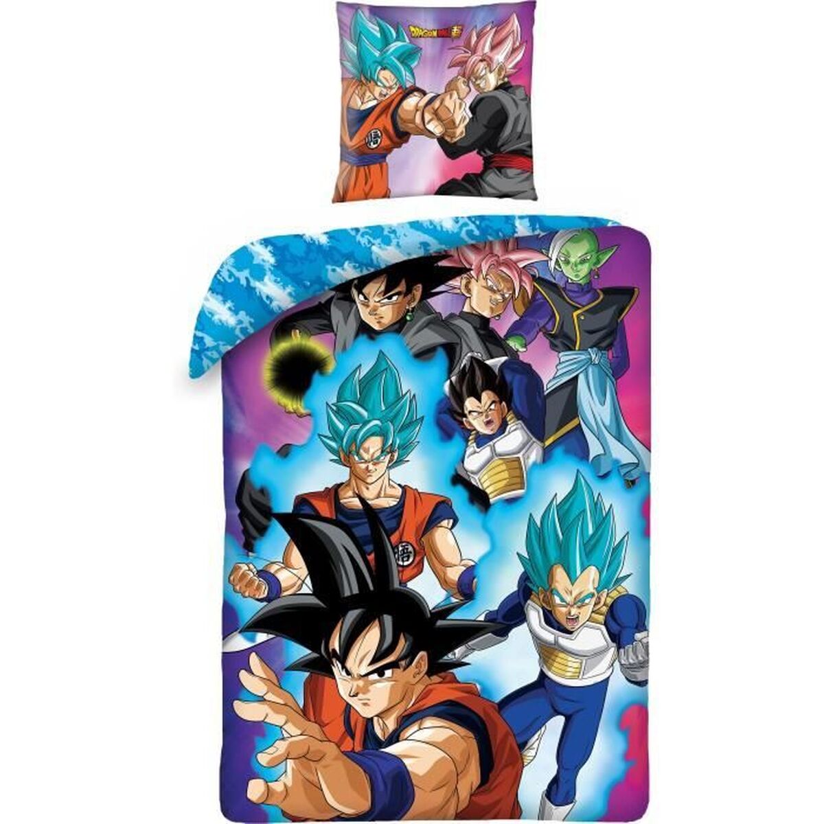 Dynebetræk sæt Dragon Ball 25 x 5 x 29 cm Multifarvet Seng 140 2 Dele
