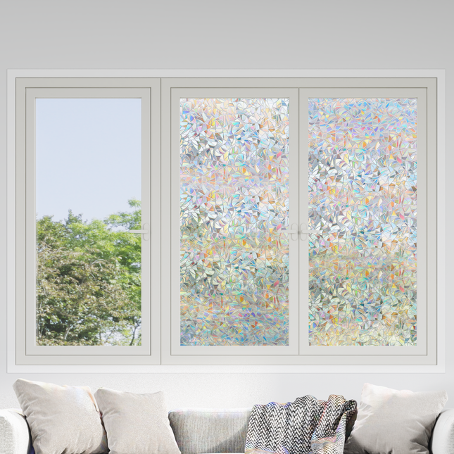 Statisk Vinduesfilm Transparent 45 x 2000 cm PVC