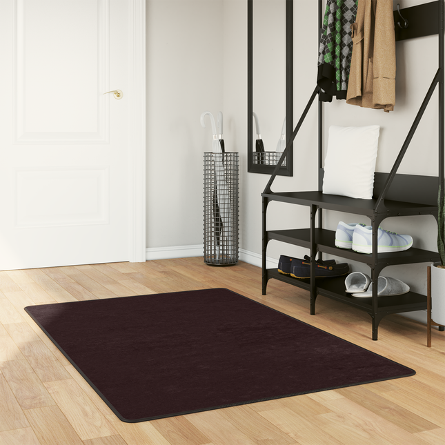 Tæppe Runner MARSA Antracit 80 x 200 cm Polyester og PVC