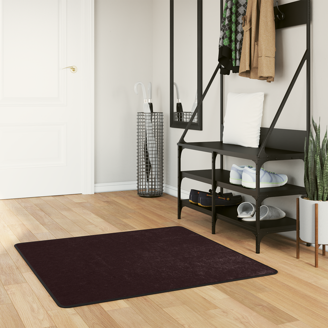 Tæppe Runner MARSA Antracit 100 x 100 cm Polyester og PVC