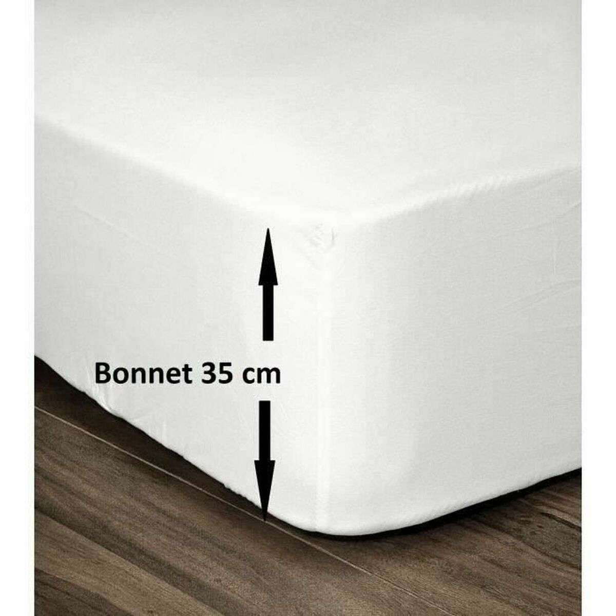 bundplastik Lovely Home Hvid Dobbelt seng 140 x 190 cm billede