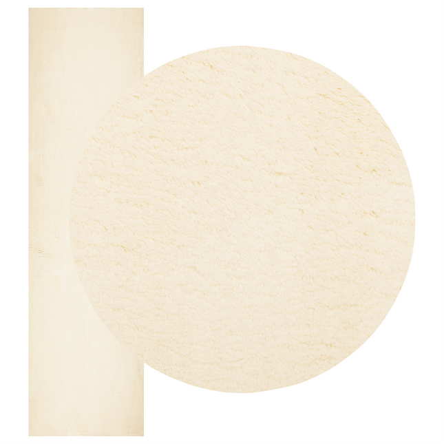Medium luv blød og vaskbar tæppe HUARTE Creme 80 x 500 cm