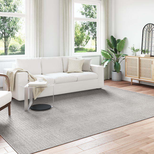 Områdetæpper LUGO Creme og grå 280 x 200 cm Polyester