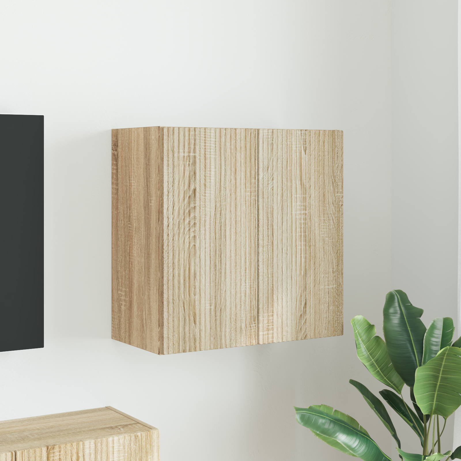 TV vægskab Sonoma eg 59,5 x 31 x 60 cm Konstrueret træ