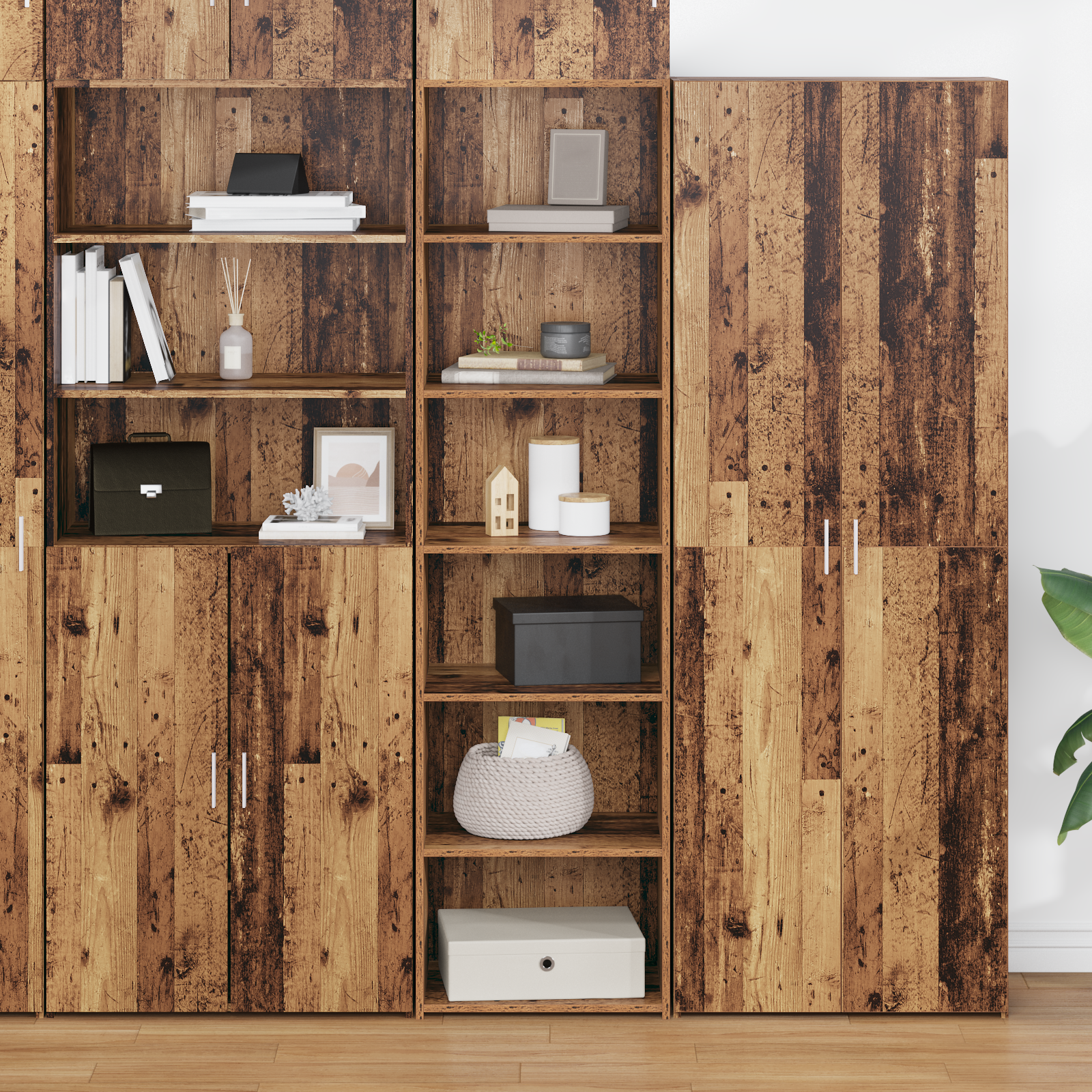 Kabinet Gammelt træ 50 x 41 x 185 cm Konstrueret træ