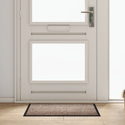 Dørmåtte Beige 60 x 40 x 1.2 cm Teddy Stof