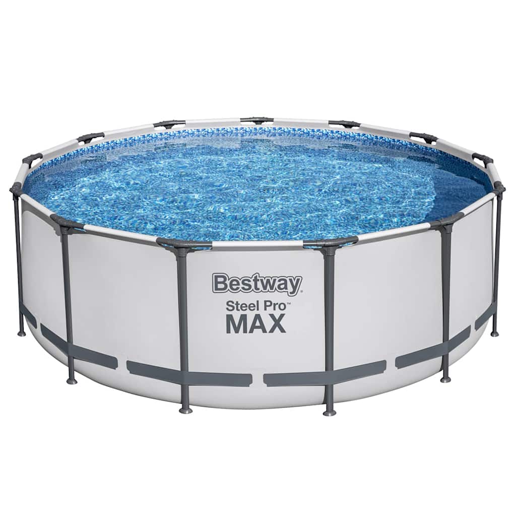 Steel Pro MAX swimmingpoolsæt 396x122 cm rundt