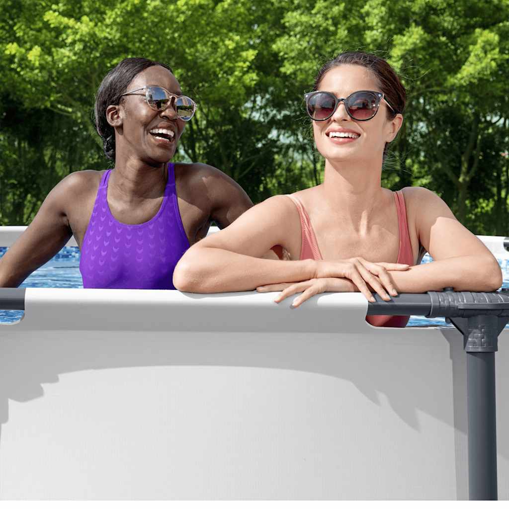 Steel Pro MAX swimmingpoolsæt 396x122 cm rundt