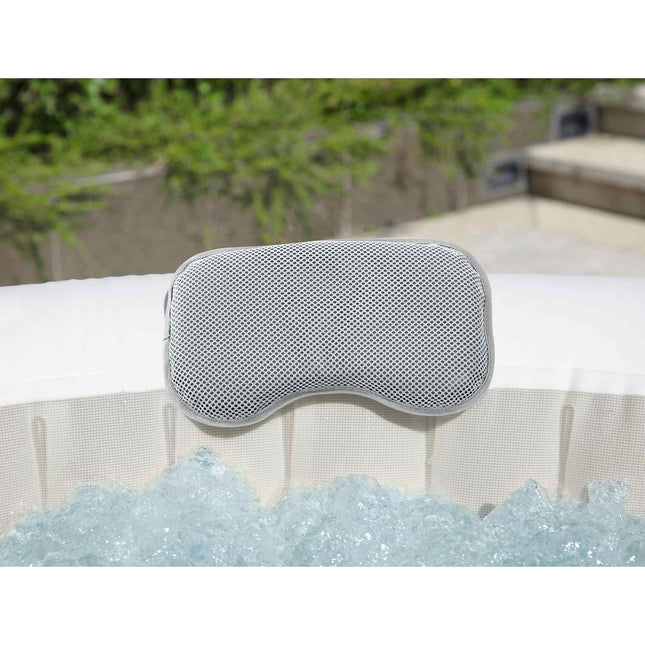 Spa Badepude 2 stk. Stål og PVC Grå