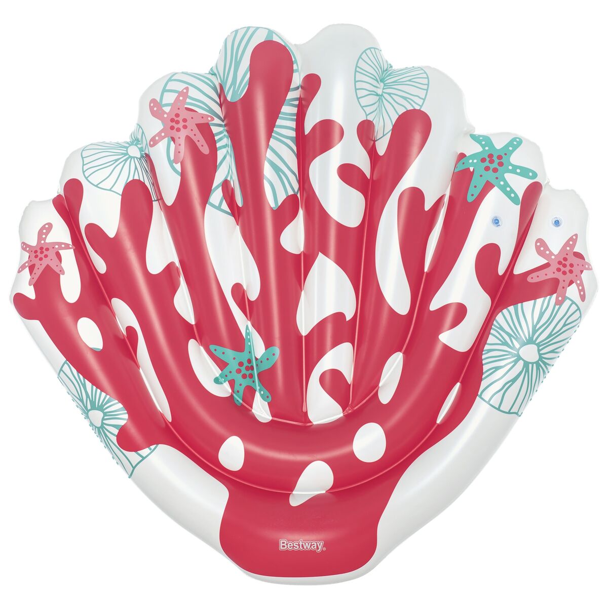 Bestway Oppustelig Madras Coral 186x153 cm Strand og Pool 43724 billede