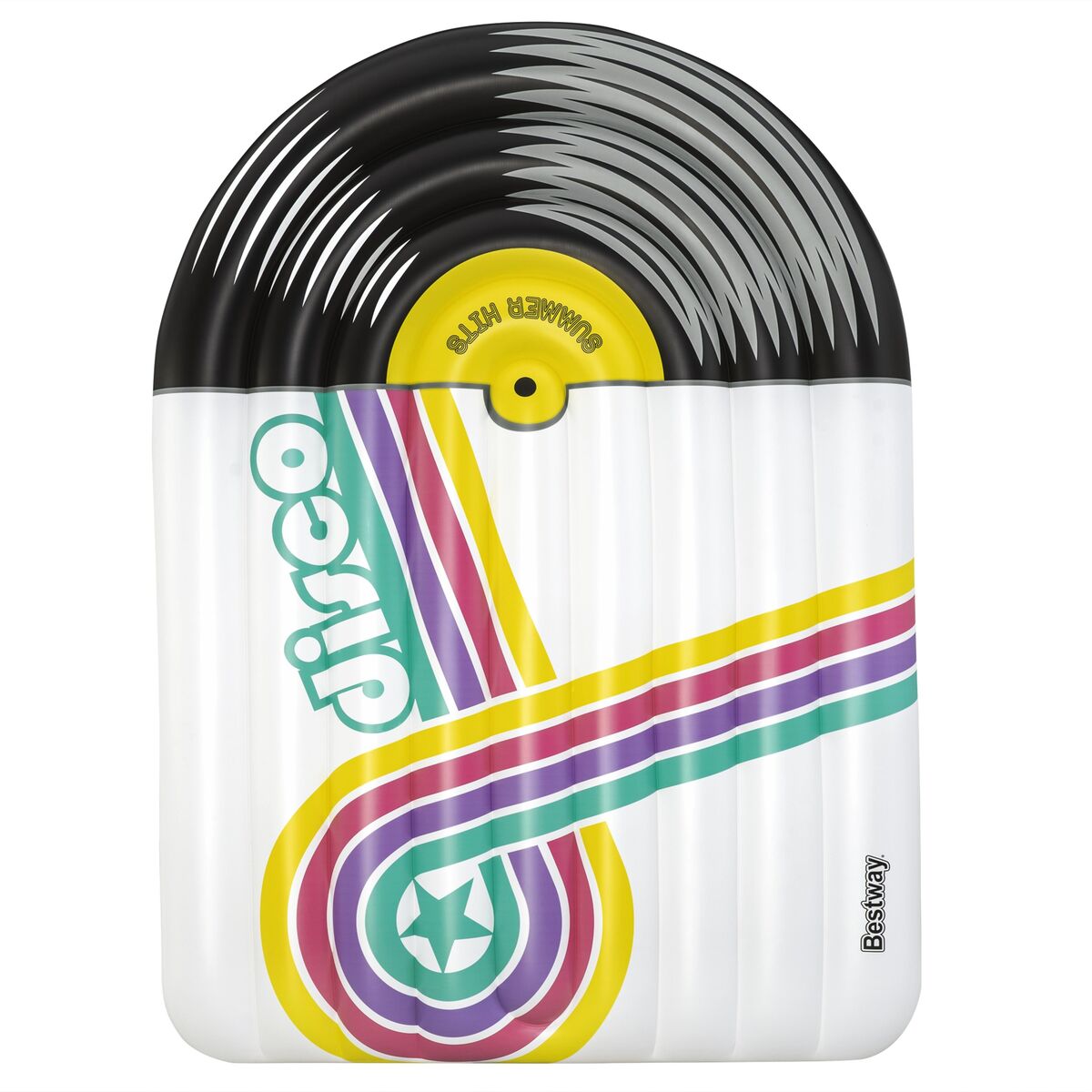 Bestway Oppustelig Madras Disco 196x145 cm Strand og Pool 43837 billede