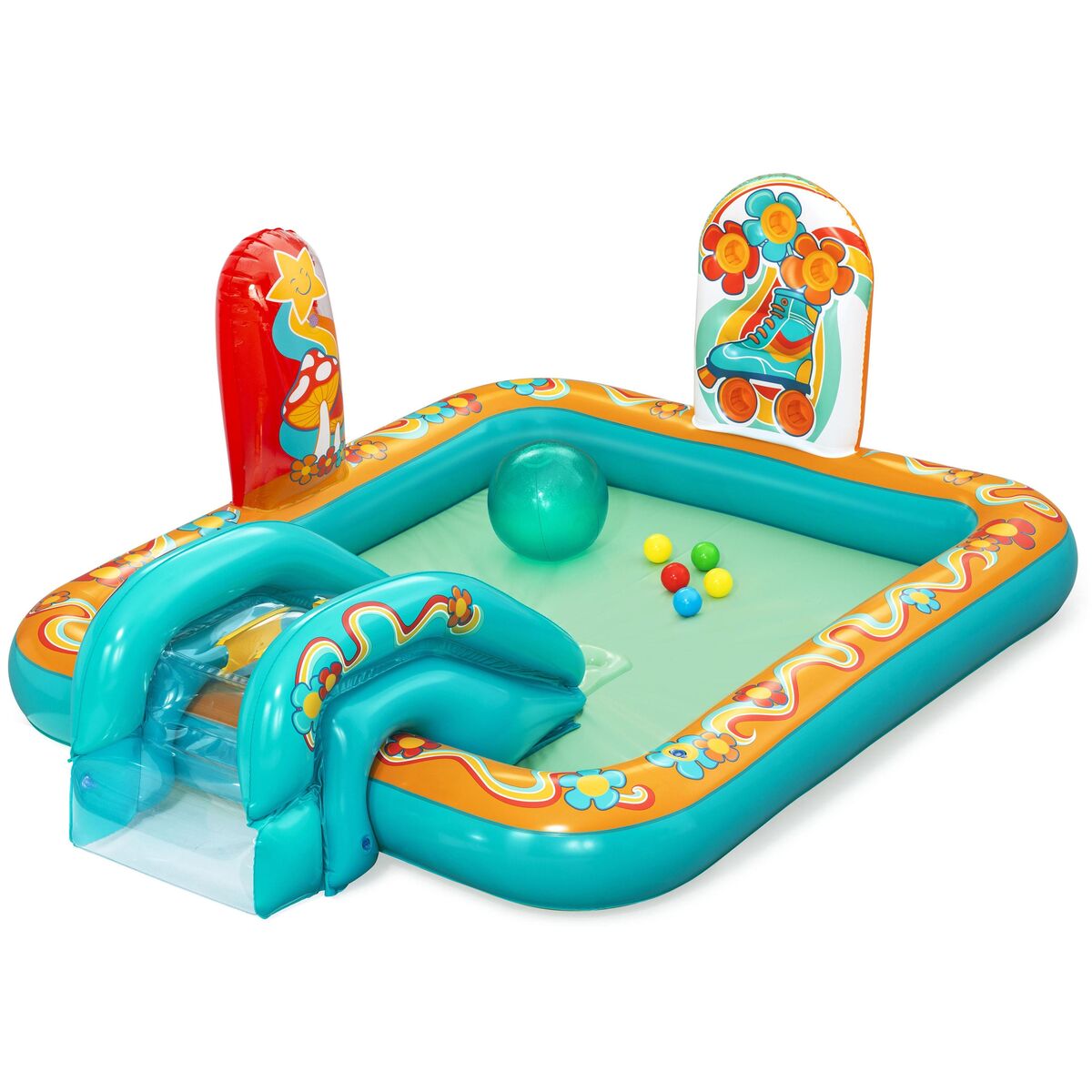 Bestway Oppustelig Pool Legeland Hippie 193x152x74 cm +2 År Have 53164 billede