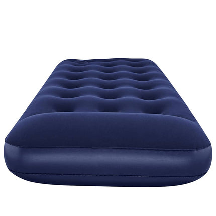 luftmadras 185x76x28 cm med indbygget fodpumpe velour