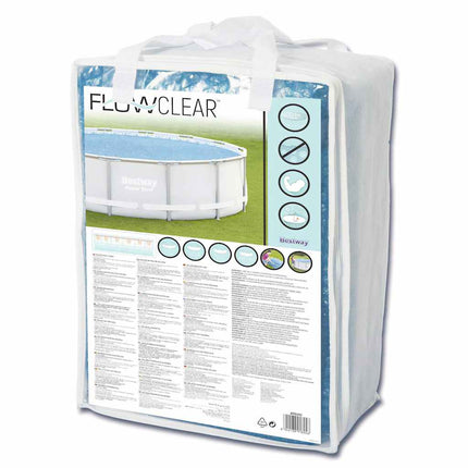 solopvarmet poolovertræk Flowclear 427 cm