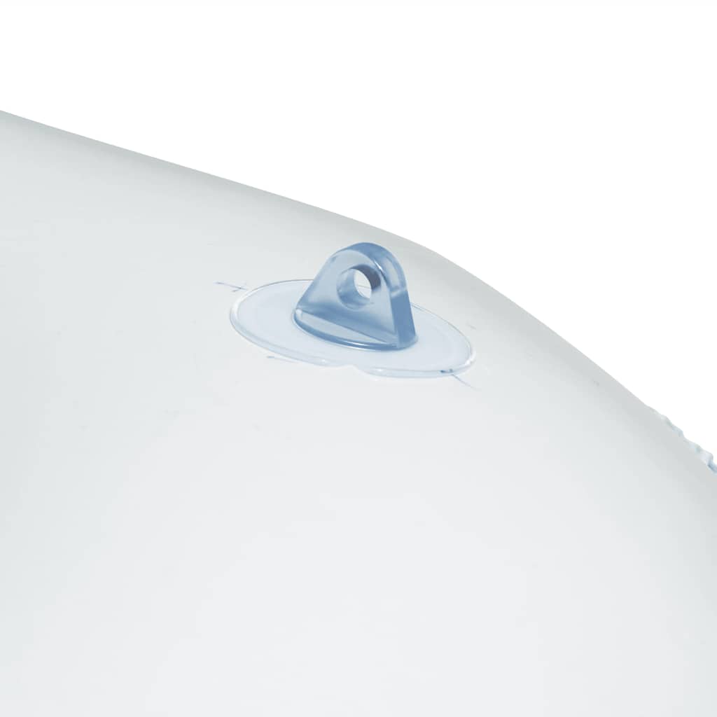 legebassin med baldakin 140 x 140 x 114 cm blå 52192