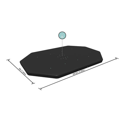 poolovertræk Flowclear 300 x 200 cm