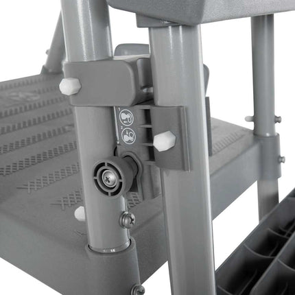 Flowclear poolstige med 4 trin 122 cm