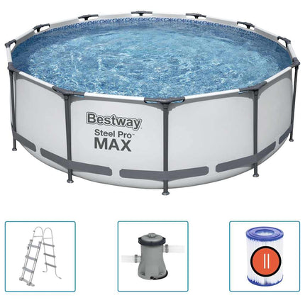 Steel Pro MAX swimmingpoolsæt 366x100 cm