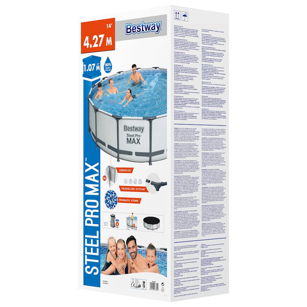 Steel Pro MAX swimmingpoolsæt 427x107 cm