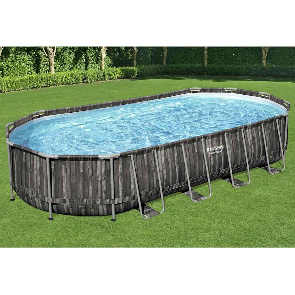 swimmingpool 7,32x3,66x1,22 m oval
