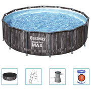 Steel Pro MAX swimmingpoolsæt rund 427x107 cm