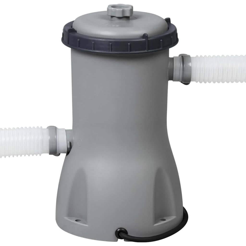 Power Steel swimmingpoolsæt rektangulær 412x201x122 cm