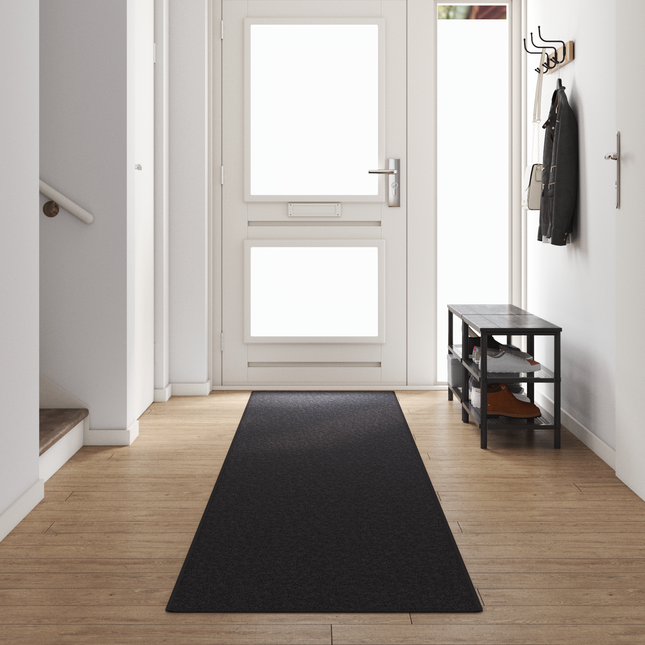 Tæppe Runner Antracit 80 x 500 cm 100% Polypropylen