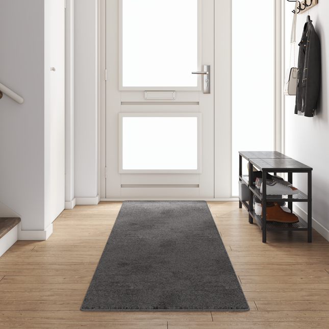 Tæppe Runner Grå 80 x 400 cm 100% Polypropylen Tuft