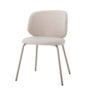 Ponte Spisebordsstol, Grå, Polyester (2 stk.)