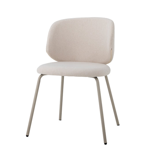 Ponte Spisebordsstol, Grå, Polyester (2 stk.)