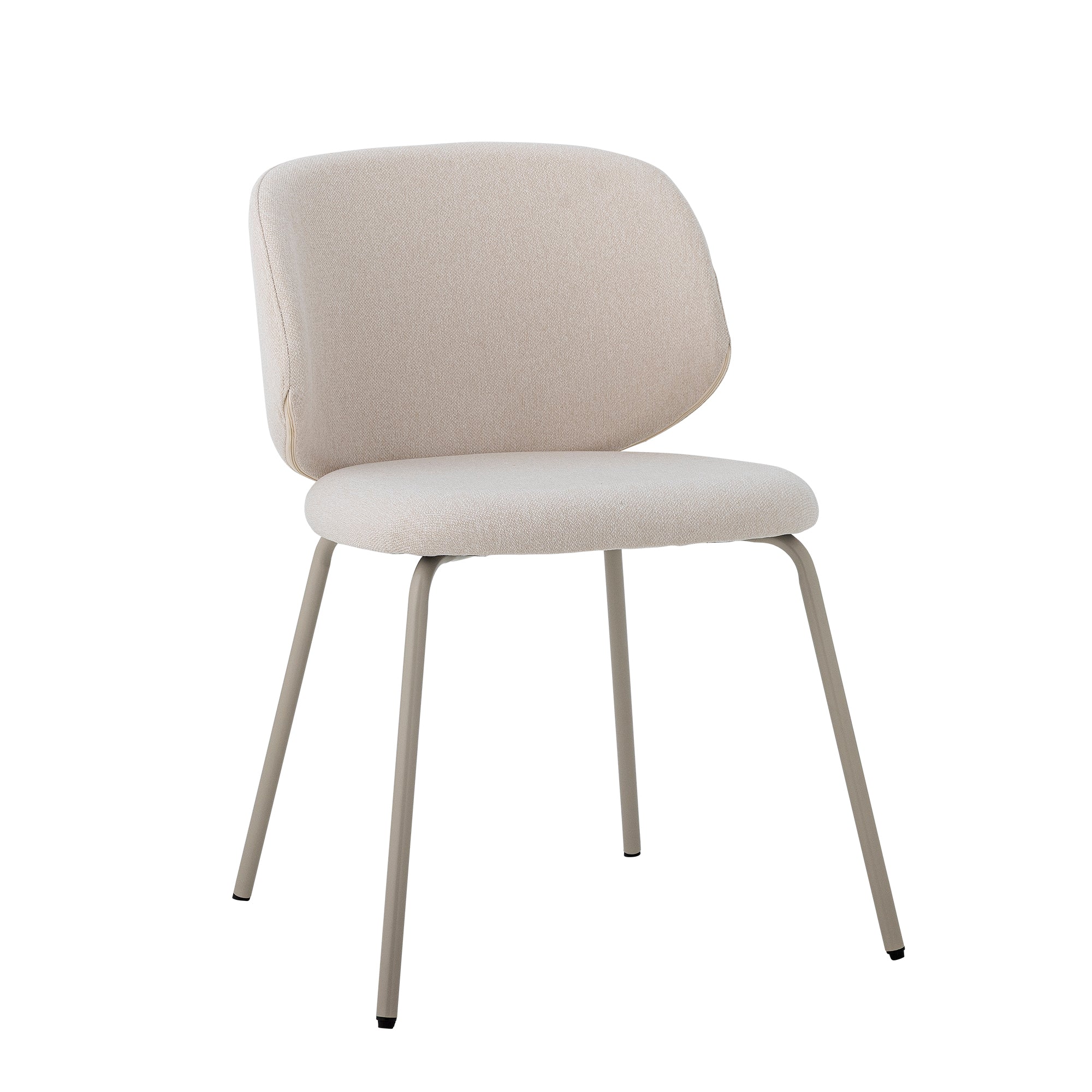 Ponte Spisebordsstol, Grå, Polyester (2 stk.)