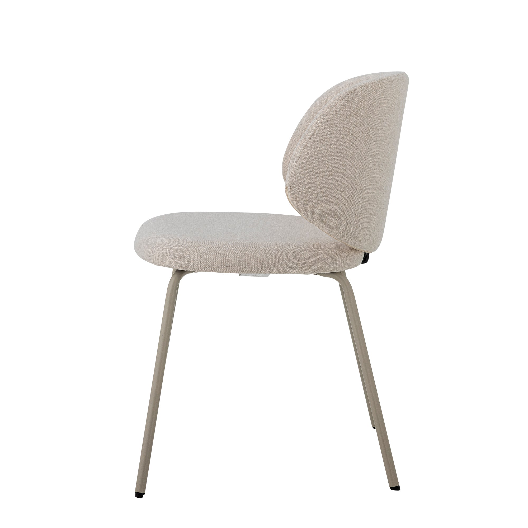 Ponte Spisebordsstol, Grå, Polyester (2 stk.)