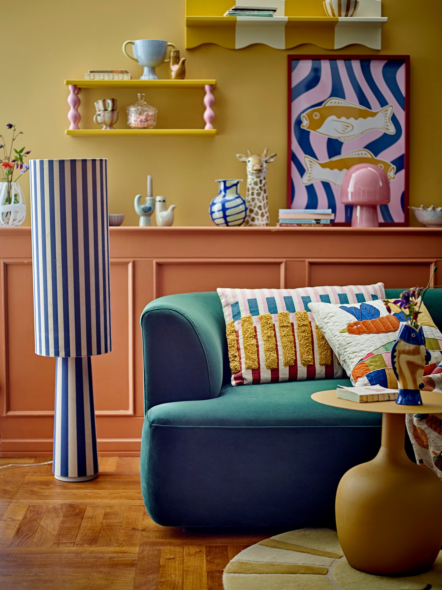 Morgan Sofa, Grøn, Polyester
