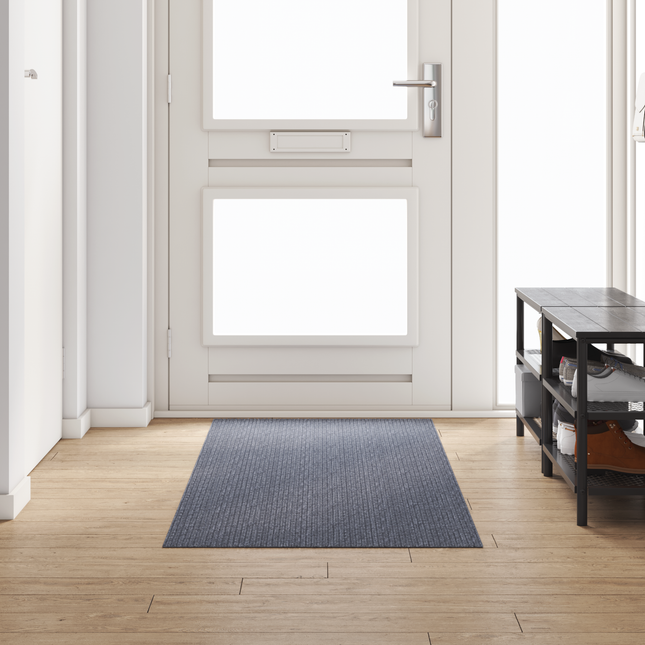 Tæppe Runner Lysegrå 80 x 250 cm Stof