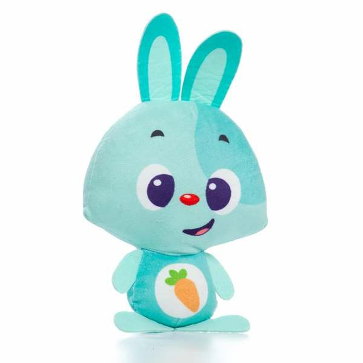 Bamse med Lyd Moltó Gusy luz Baby Bunny Turkisblå 7,5 cm billede