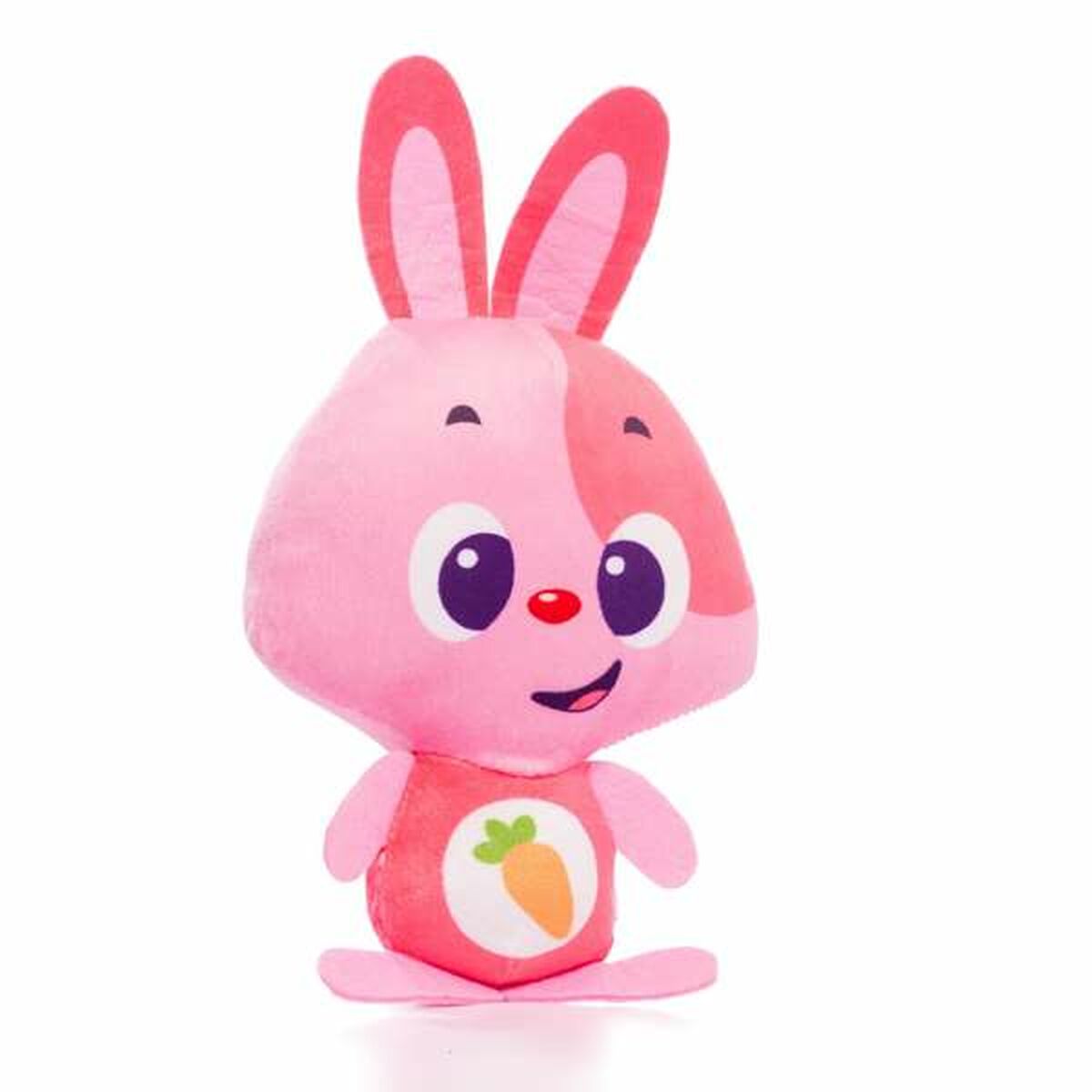 Bamse Med Lyd Moltà Gusy Luz Baby Bunny Pink 7,5 Cm