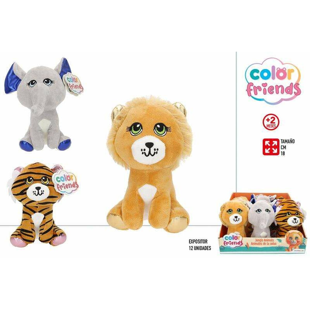 Bamse Colorbaby Animals 18 cm 1 enheder billede