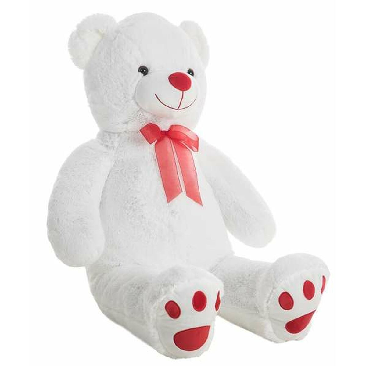 Bjørnebamse Pretty Hvid 60 cm billede
